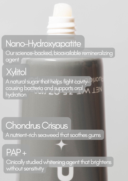 opal whitening fluoride free toothpaste